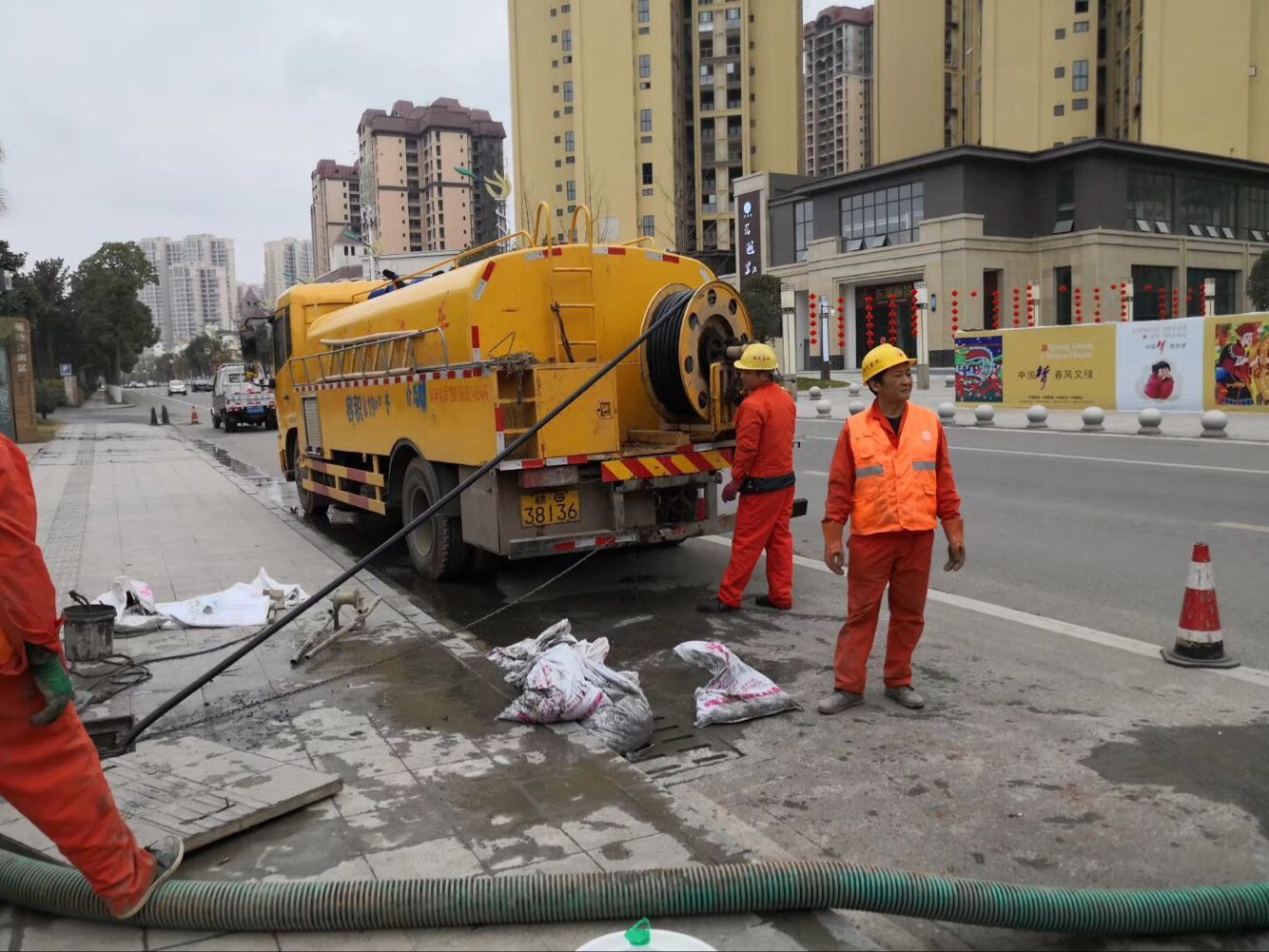 景泰排污管道清淤-管道清洗